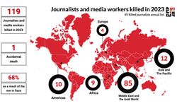 IFJ: Serra 2023î de 120 rojnamegerî û xebatkarê medya ameyê kiştiş