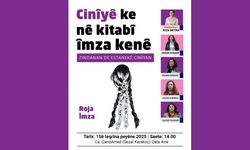 Cinîyê ke kitabê "Zindanan de Estanekê Cinîyan" nuşt, roja îmza virazenê