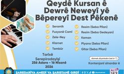 Amed de qeydê Kursanê Huner û Muzîkî yê Bêpereyî dest pê kenê