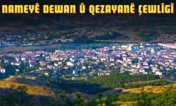 Nameyê dewan û qezayanê Çewlîgî