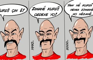 Karikaturîst Baran Tigrayî bedilyayîşê MHPyî xêz kerdo!