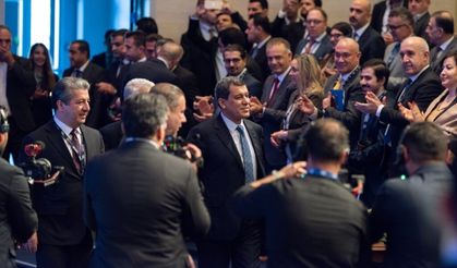 Mazlum Ebdî û Îlham Ehmed Dihok de yê