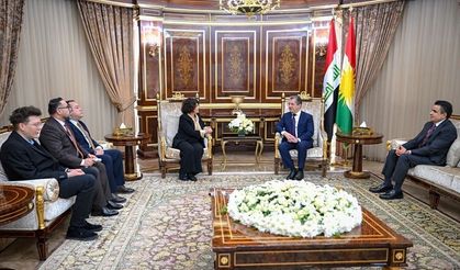 Berîvan Aymaz a Çewlîgije Mesrûr Barzanî zîyaret kerd