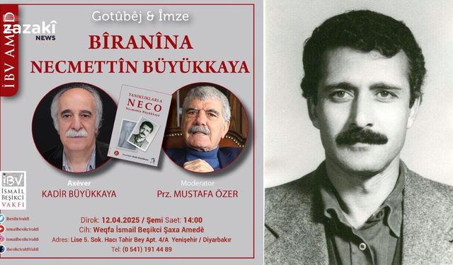 Necmettîn Buyukkaya Amed de yeno yadkerdiş