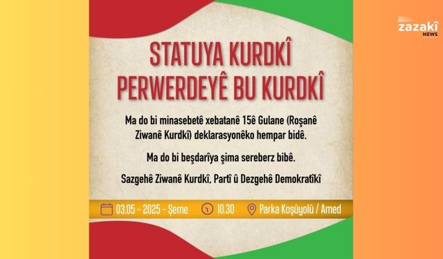 Seba 15ê Gulane Roja Roşanê Kurdkî yenê têhet
