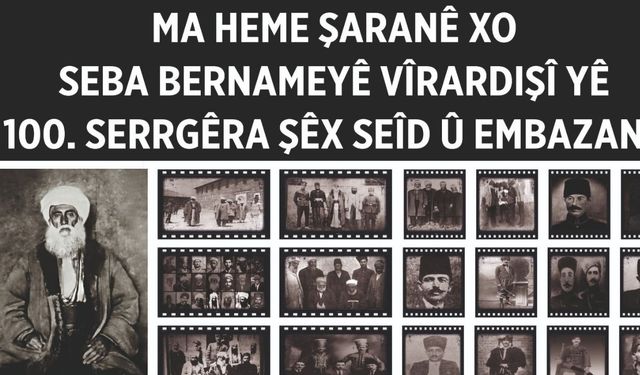 Şêx Seîd û embazê ey Amed de yenê yadkerdiş