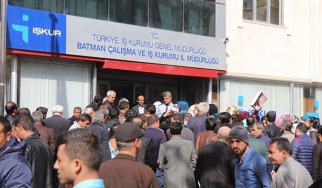Goreyê TUÎKÎ Tirkîya de 2 Mîlyon û 972 hezar kesî bêkar ê!