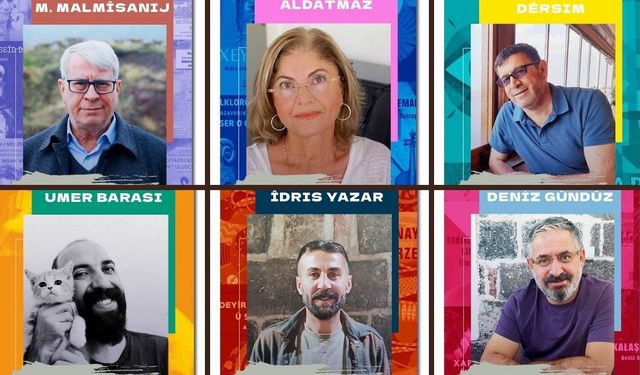 M. Malmîsanij Fuarê Amedî de kitabanê xo îmza keno