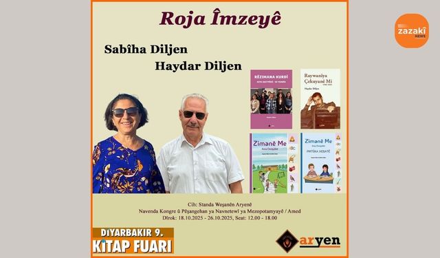 Sabîha Diljen û Haydar Diljen Amed de wendoxanê xo reyde yene têhet