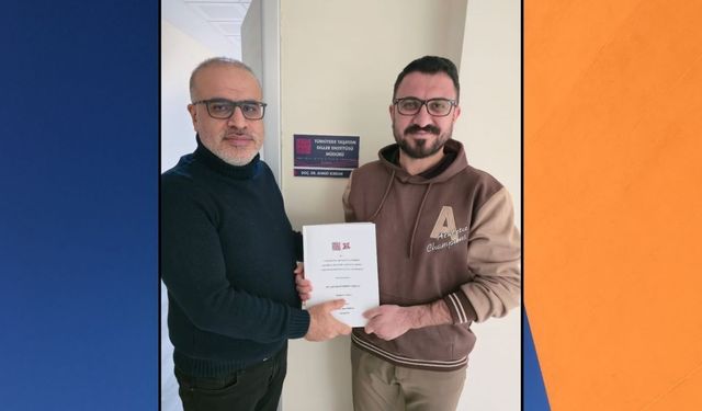 Mehmet Şah Aslanî tezê xo yo ke bi Zazakî nuştbi qedîna