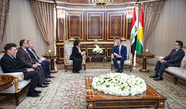 Berîvan Aymaz a Çewlîgije Mesrûr Barzanî zîyaret kerd