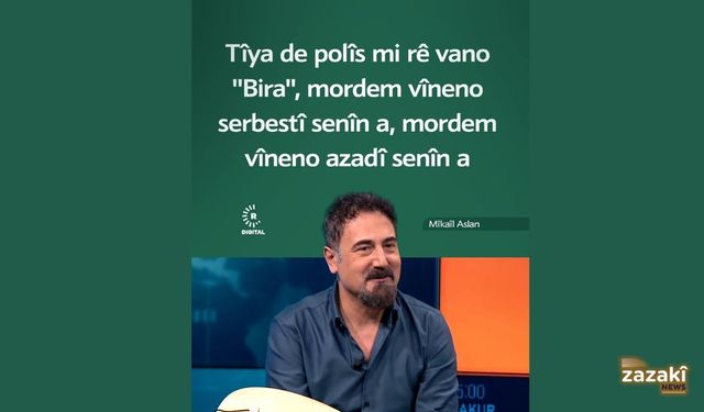 Mikaîl Aslan: Merdim xo Başûrê Kurdîstanî de azad û serbest vîneno