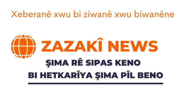 Zazakî News bi hetkarîya şima beno pîl