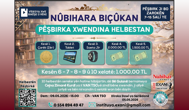 Stenbol de reya verêne Musebaqaya Zazakî û Kurmanckî