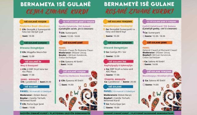 Programê 15ê Gulane çi esto?