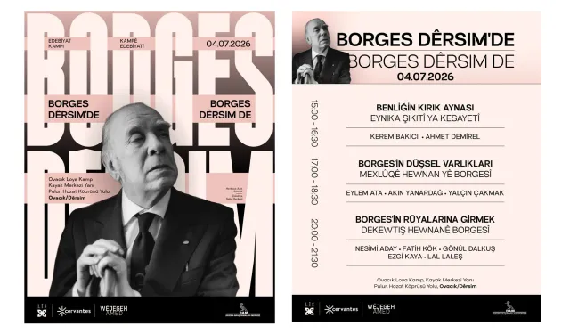 Seba eseranê Luis Borgesî do Dêrsim de bikewê kamp