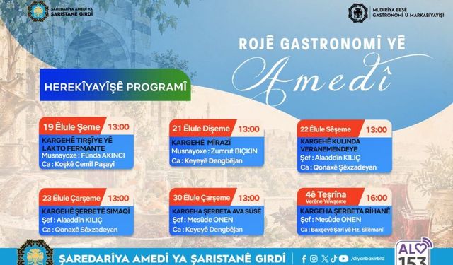 Kulturê mitbaxê Amedî cayanê tarîxîyan de gandar beno