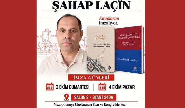 Nuştox Şahap Laçîn Amed de wendoxanê Zazakî reyde yeno têhet