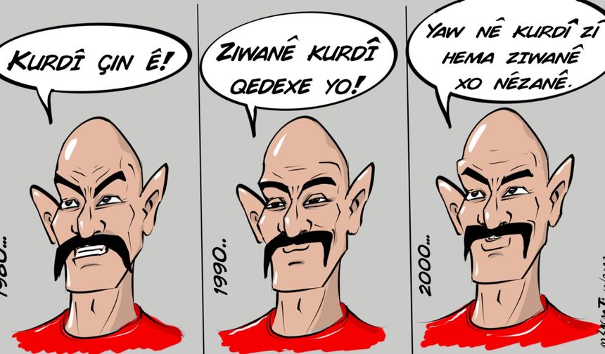 Karikaturîst Baran Tigrayî bedilyayîşê MHPyî xêz kerdo!