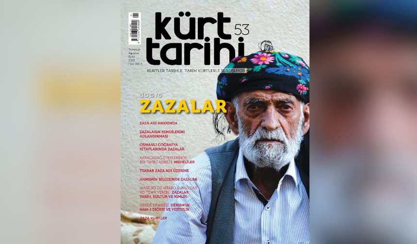 Kovara “Kürt Tarihi” de Zazayan ser o dosyayêka hîra ameya çapkerdiş.