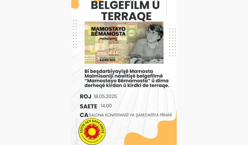 Belgefîlmê “Mamostayê Bêmamoste ” Pîran de yeno nîşandayîş