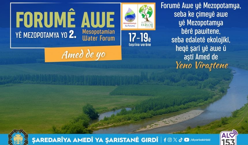 Forumê Awe yê Mezopotamya Amed de dest pêkeno