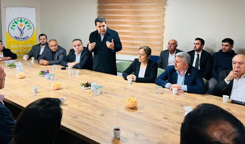 Ahmet Ozerî DEM Partî zîyaret kerd