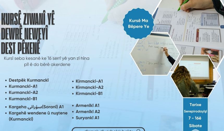 Amed de 5 ziwanan kursê bêpereyî: Zazakî zî est a