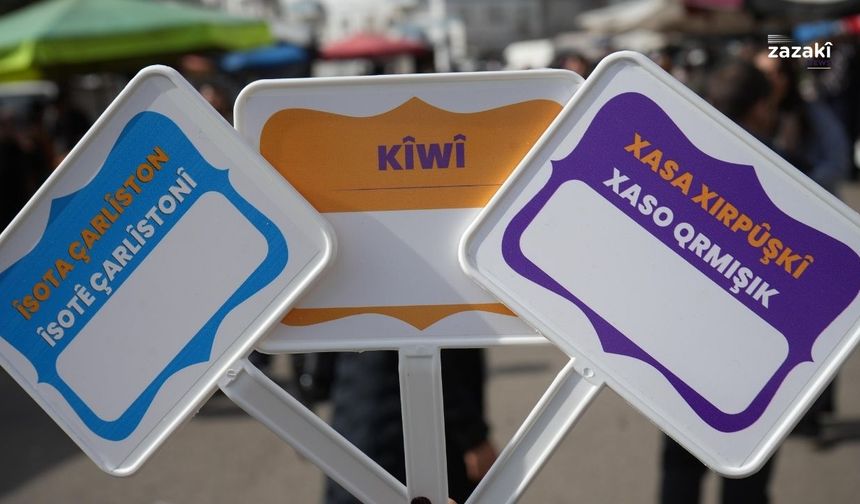 Bazaranê Amedî de wextê Kurdkî: Etîketî bîyî Zazakî û Kurmancî