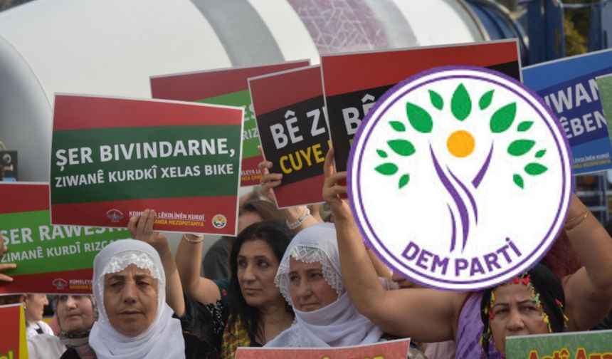 DEM Partî sozê xo yê ziwanî nêardî ca: Tena yew ca de Zazakî!