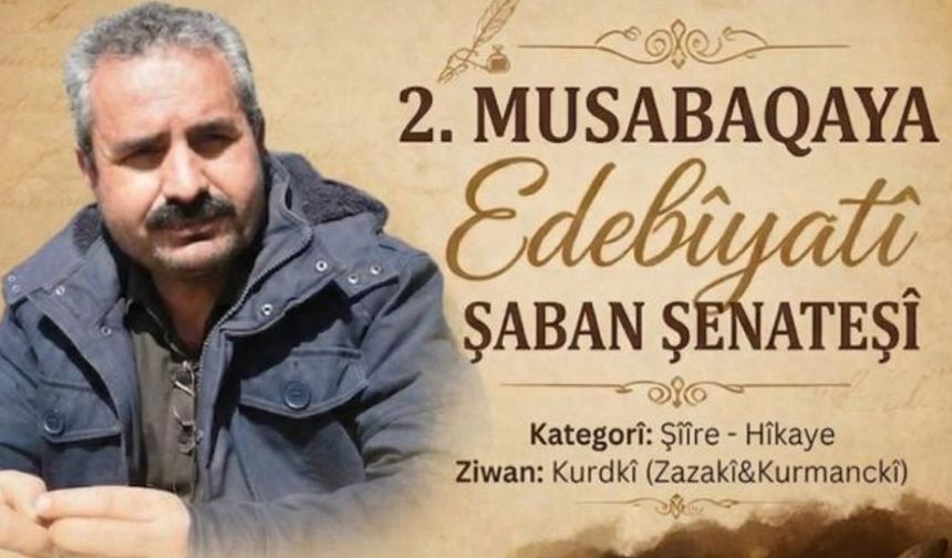 Sêwreg de seba xatirê Şaban Şenateşî musebaqaya Zazakî-Kurmanckî