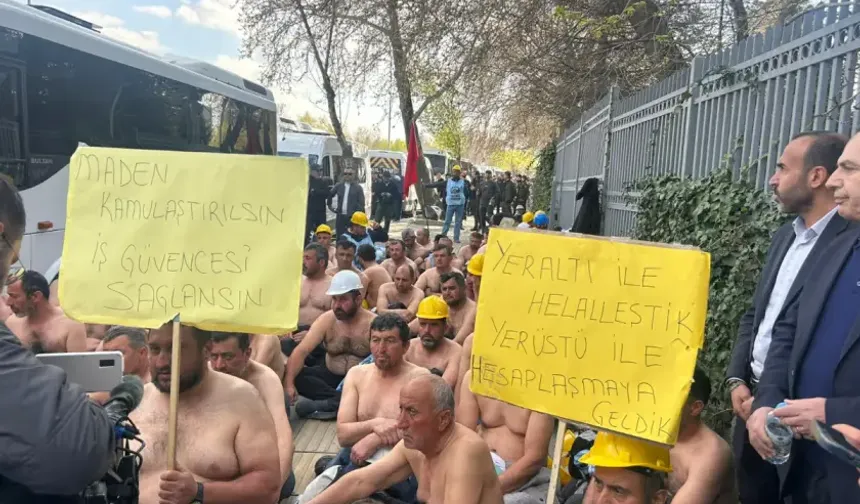 Karkerê Madenî ke seba heqanê xo ameyî Anqara raştê şîdetê polîsan ameyî