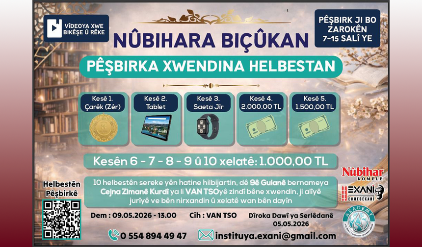 Stenbol de reya verêne Musebaqaya Zazakî û Kurmanckî