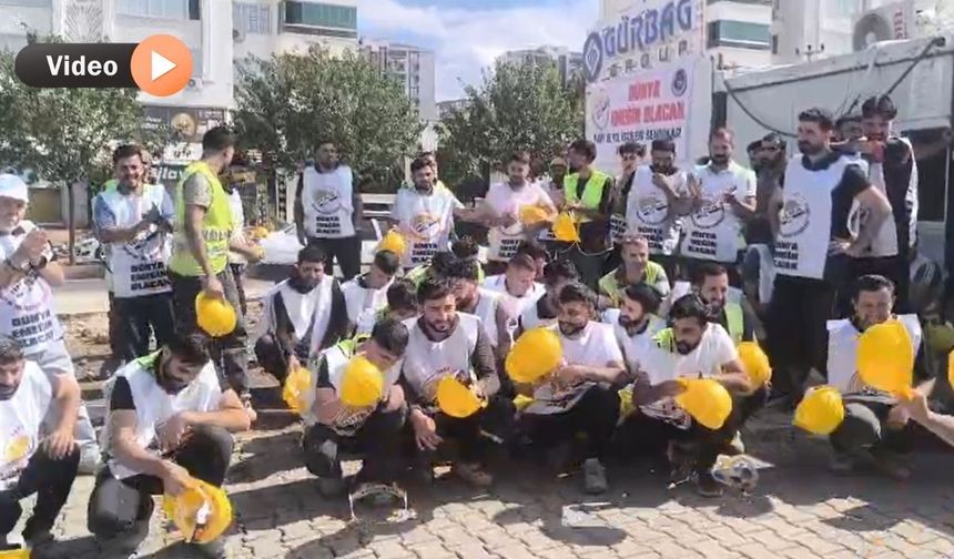 AMED - Karkerê ke înşaatê Nêweşxaneyî de xebityenê xo ver danê
