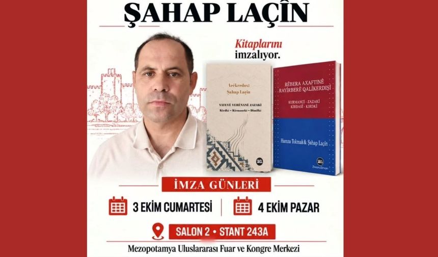 Nuştox Şahap Laçîn Amed de wendoxanê Zazakî reyde yeno têhet