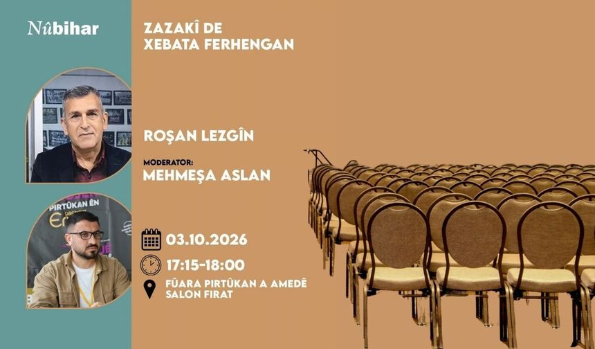 Roşan Lezgîn do Amed de derheqê ferhenganê zazakî de qisey bikero