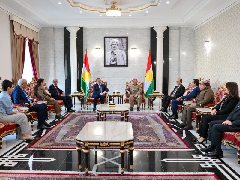 Barzani, Mazlum Abdi Ve Rojava Heyetini Kabul Etti